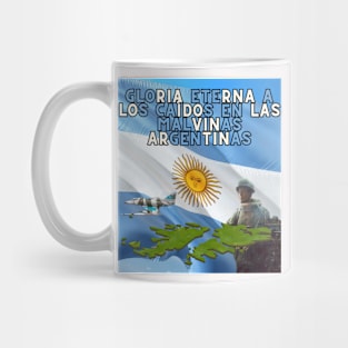 Gloria a los Caídos en las Malvinas Argentinas War of Malvinas Mug